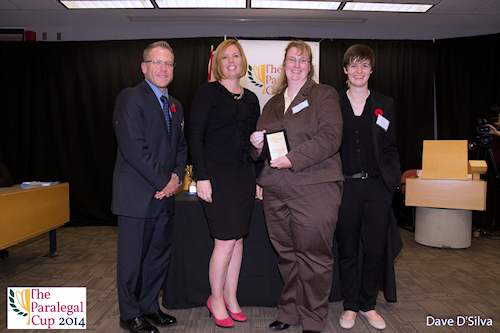 2014 Paralegal Cup 3rd Top Distinguished Oral Advocate Award, Suzanne Paulin - Algonquin Careers Academy