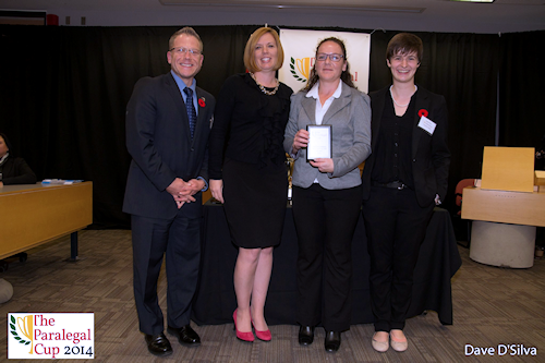 2014 Paralegal Cup 5th Top Distinguished Oral Advocate Award, Laura Vessey - Seneca College