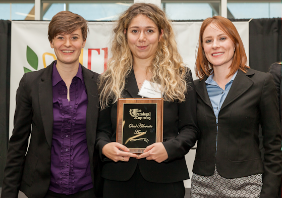 2015 Paralegal Cup 2nd Top Distinguished Oral Advocate Award, Alexandra Portnoy - Seneca College