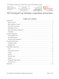 2015 Competition Guidelines
