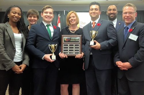 Reid Jackson and Peter Balatidis - Centennial College, Paralegal Cup Michael Turvey Finalists