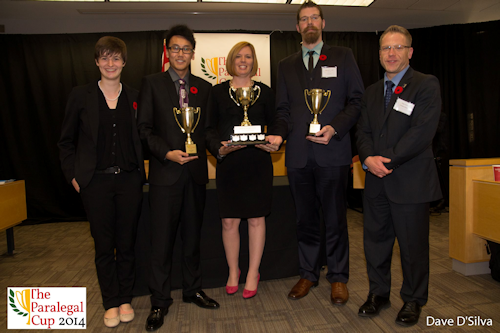 2014 Paralegal Cup Champions, Clifton Yiu and Christopher Gould - Seneca College