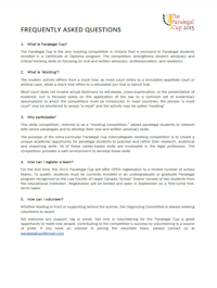 Paralegal Cup FAQ