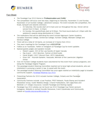 Paralegal Cup Fact Sheet