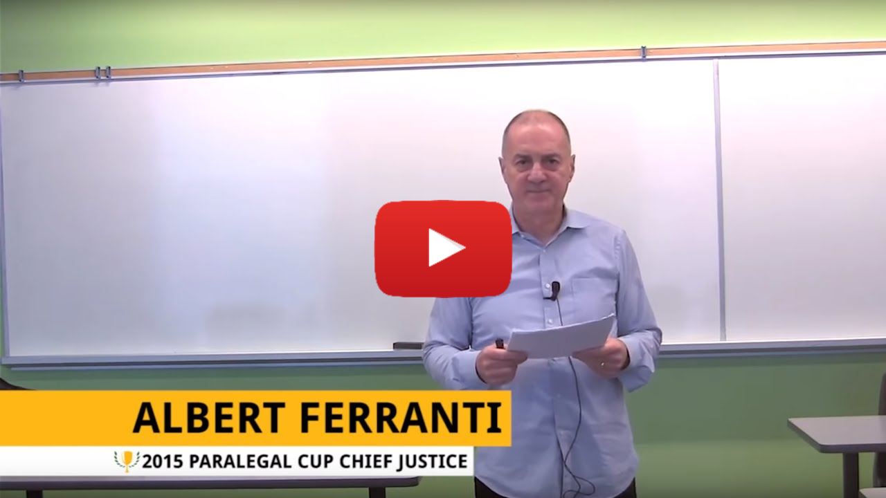 The 2015 Paralegal Cup Judges' Debrief